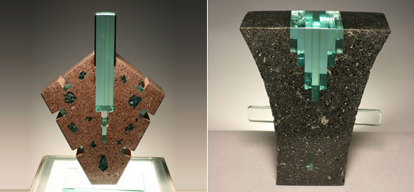 Скульптуры из бетона и стекла: Баланс прочности и хрупкости