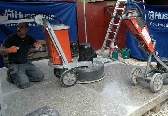 Семинар-тренинг по шлифовке и полировке бетона по технологии Husqvarna Hiperfloor